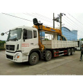 Dongfeng Tianlong 8*4 Heavy Duty Truck with Crane